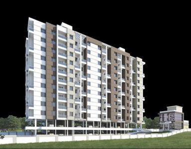 Image of 900 Sq.ft 1 BHK Apartment / Flat for sale in Vijayalaxmi Laxmisatyam Residency, Dhanori, Pune for Rs. 7500000