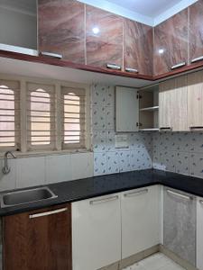 Kitchen Image of 550 Sq.ft 1 BHK Builder Floor for rent in Hoodi Bengaluru for Rs. 16000