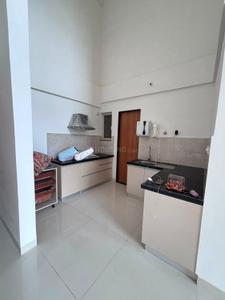 Kitchen Image of 720 Sq.ft 2 BHK Duplex for rent in Geras Planet Of Joy, Upper Kharadi Pune for Rs. 40000