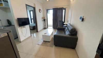 Living Room Image of 420 Sq.ft 1 BHK Apartment / Flat for rent in Duville Riverdale Suites, Kharadi Pune for Rs. 35000