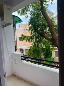 Balcony Image of 700 Sq.ft 3 BHK Independent House for rent in Bopal Ahmedabad for Rs. 30000