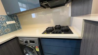 Kitchen Image of 552 Sq.ft 1 BHK Apartment / Flat for rent in Eroor Kochi for Rs. 35000