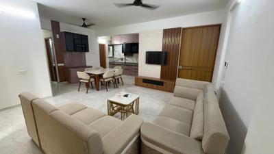 Living Room Image of 2412 Sq.ft 3 BHK Apartment / Flat for rent in Vinayak Courtyard , PDPU Road Gandhinagar for Rs. 45000