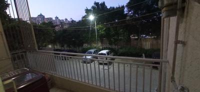 Balcony Image of 600 Sq.ft 1 BHK Builder Floor for rent in Gamma II Greater Noida for Rs. 17000