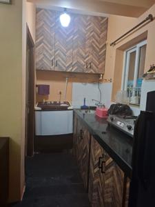 Kitchen Image of 600 Sq.ft 1 BHK Apartment / Flat for rent in Arpora Goa for Rs. 35000