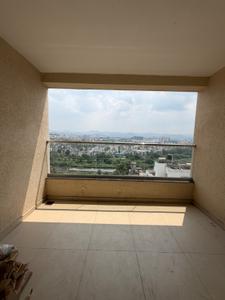 Balcony Image of 1508 Sq.ft 3 BHK Apartment / Flat for rent in Pinnac River Dale Residency, Karve Nagar Pune for Rs. 45000