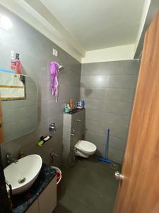 Bathroom Image of 1100 Sq.ft 3 BHK Apartment / Flat for rent in Shivanta Rigel, Tragad Ahmedabad for Rs. 35000