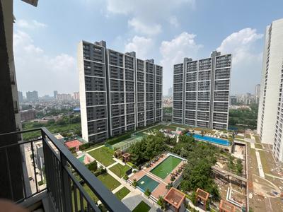 Balcony Image of 1259 Sq.ft 2 BHK Apartment / Flat for rent in Godrej Woods, Sector 43 Noida for Rs. 59000