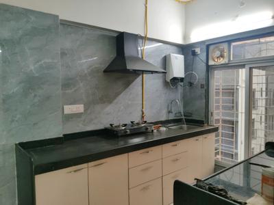 Kitchen Image of 450 Sq.ft 1 BHK Apartment / Flat for rent in Adityaraj Shanti Sadan, Vikhroli East Mumbai for Rs. 38000