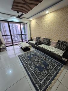 Hall Image of 1705 Sq.ft 3 BHK Apartment / Flat for rent in Darshanam Central Park, Sayajiganj Vadodara for Rs. 33000