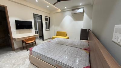 Bedroom Image of 350 Sq.ft 1 RK Apartment / Flat for rent in Sector 30 Gurgaon for Rs. 26000