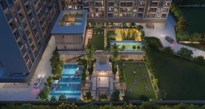 Image of 850 Sq.ft 2 BHK Apartment / Flat for sale in Sai Nisarg Sky Luxe, Chinchwad, Pune for Rs. 9500000