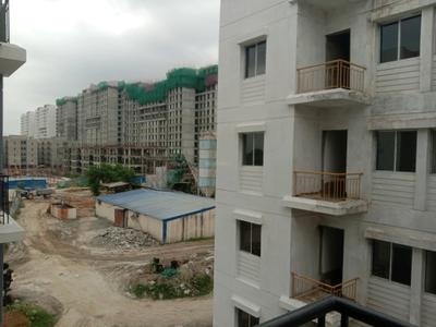 Living Room Image of 450 Sq.ft 1 BHK Apartment / Flat for sale in Shapoorji Pallonji Shukhobrishti by Shapoorji Pallonji Real Estate, New Town Kolkata for Rs. 2400000