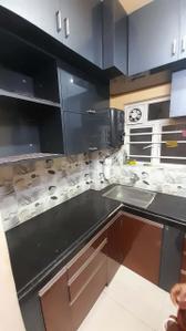 Kitchen Image of 1252 Sq.ft 3 BHK Apartment / Flat for rent in Eternis, Madhyamgram Kolkata for Rs. 25000