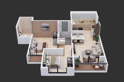 Image of 940 Sq.ft 2 BHK Apartment / Flat for sale in Austin Ira, Mamurdi, Pune for Rs. 5900000