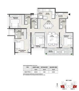 Image of 2320 Sq.ft 4 BHK Apartment / Flat for sale in Paranjape Blue Ridge, Hinjawadi, Pune for Rs. 22000000