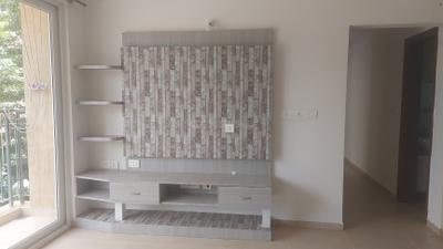 Living Room Image of 1100 Sq.ft 2 BHK Apartment / Flat for rent in Bhartiya Nikoo Homes Phase 2, Thanisandra Bengaluru for Rs. 42000