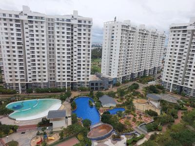 Image of 1600 Sq.ft 3 BHK Apartment / Flat for rent in Puravankara Palm Beach, Kyalasanahalli, Bengaluru for Rs. 52000