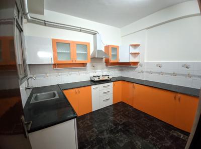 Kitchen Image of 1800 Sq.ft 3 BHK Apartment / Flat for rent in Kodihalli Bengaluru for Rs. 120000