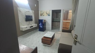 Living Room Image of 650 Sq.ft 1 BHK Apartment / Flat for rent in Brookefield Bengaluru for Rs. 36000