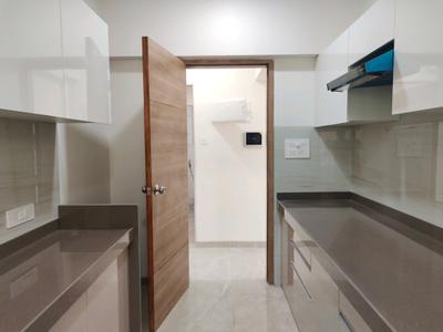 Kitchen Image of 1100 Sq.ft 2 BHK Apartment / Flat for sale in SMGK Woods Platina Wing B Ebony Tower, Jogeshwari West Mumbai for Rs. 25000000