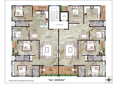 Image of 2300 Sq.ft 4 BHK Apartment / Flat for sale in Manish Nagar, Nagpur for Rs. 8500000