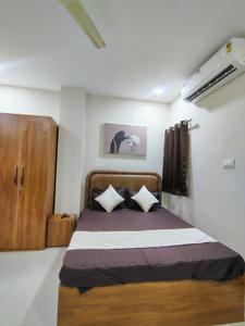 Bedroom Image of 165 Sq.ft 1 RK Apartment / Flat for rent in Vijay Nagar Indore for Rs. 19000