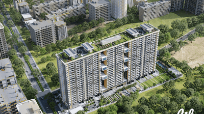 Image of 1414 Sq.ft 3 BHK Apartment / Flat for sale in Siddhashila Treasure Troves, Wakad, Pune for Rs. 12500000