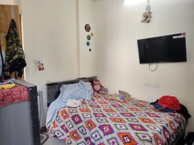 Bedroom Image of 400 Sq.ft 1 RK Apartment / Flat for rent in Domlur Layout Bengaluru for Rs. 23000