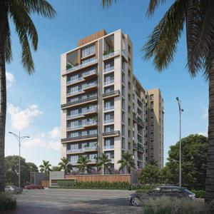 Image of 2601 Sq.ft 4 BHK Apartment / Flat for sale in Shubham Sky, Pal Gam, Surat for Rs. 12200000