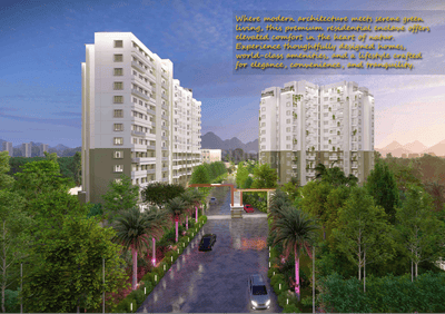 Image of 1320 Sq.ft 3 BHK Apartment / Flat for sale in Costa Furtune Horizon Heights, Kantabada, Bhubaneswar for Rs. 12300000