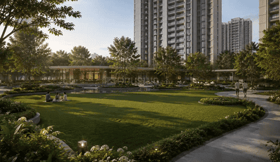 Image of 1400 Sq.ft 2 BHK Apartment / Flat for sale in Tata Orbis Phase 1, Ghansoli, Navi Mumbai for Rs. 19500000