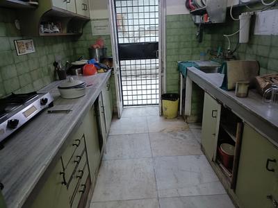 Kitchen Image of 1200 Sq.ft 1 RK Independent House for rent in DDA Flats RWA, Kalkaji New Delhi for Rs. 30000