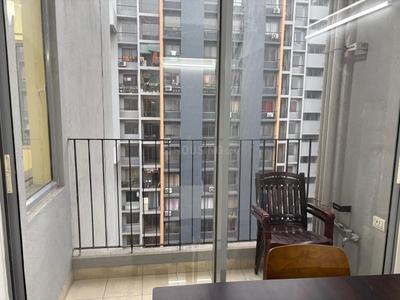 Balcony Image of 830 Sq.ft 2 BHK Apartment / Flat for rent in Elevate At Godrej Se7en, Hanspukuria Kolkata for Rs. 26000