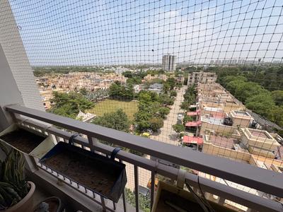 Balcony Image of 1114 Sq.ft 3 BHK Apartment / Flat for rent in Frame The Grand Fortune, Sirsi Jaipur for Rs. 40000