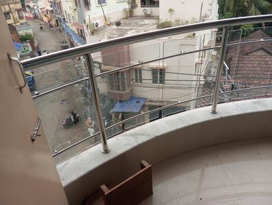 Balcony Image of 1000 Sq.ft 2 BHK Apartment / Flat for sale in Behala Kolkata for Rs. 4000000
