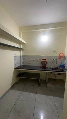 Kitchen Image of 800 Sq.ft 1 RK Builder Floor for rent in Sukhliya Indore for Rs. 8500