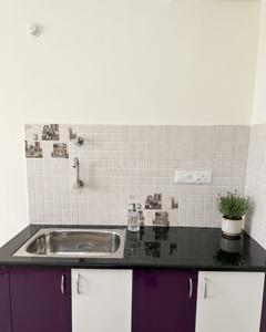 Kitchen Image of 550 Sq.ft 1 BHK Builder Floor for rent in Whitefield Bengaluru for Rs. 15000
