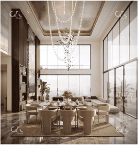 Living Room Image of 8434 Sq.ft 5 BHK Duplex for sale in Samanvay The Autograph, Lalarpura Jaipur for Rs. 68323500