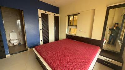 Bedroom Image of 585 Sq.ft 1 BHK Apartment / Flat for rent in Cosmos Jewels, Thane West Thane for Rs. 25000
