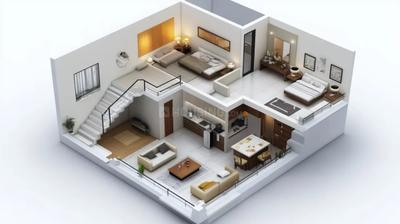 Image of 828 Sq.ft 2 BHK Villa for sale in Bhurkoni, Raipur for Rs. 3576000