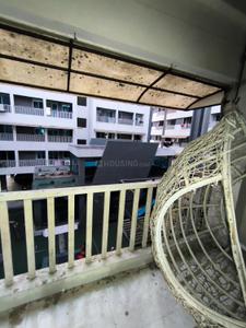 Balcony Image of 1200 Sq.ft 3 BHK Apartment / Flat for rent in Seven 9 Sky, Chhani Vadodara for Rs. 17000