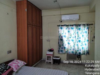 Bedroom Image of 950 Sq.ft 2.5 BHK Apartment / Flat for sale in Anusha Apartments, Kukatpally Hyderabad for Rs. 6800000
