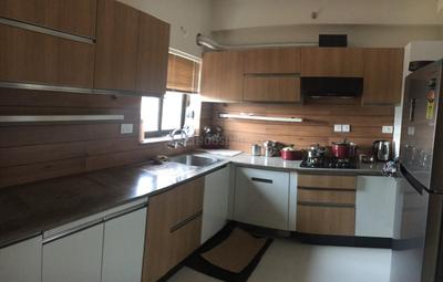 Kitchen Image of 1340 Sq.ft 2 BHK Apartment / Flat for rent in Galaxy Grand Zamoria, Palayam Kozhikode for Rs. 45000