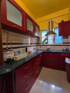 Kitchen Image of 550 Sq.ft 2 BHK Apartment / Flat for sale in Purba Barisha Kolkata for Rs. 2300000