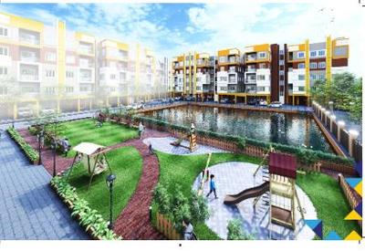 Image of 1141 Sq.ft 3 BHK Apartment / Flat for sale in GM Meena Prime, Birati, Kolkata for Rs. 6100000