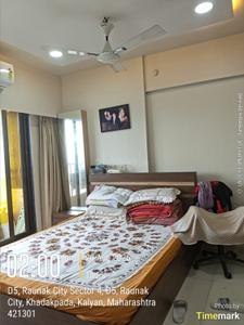 Bedroom Image of 1500 Sq.ft 2.5 BHK Apartment / Flat for sale in Raunak City, Kalyan West Kalyan for Rs. 9800000