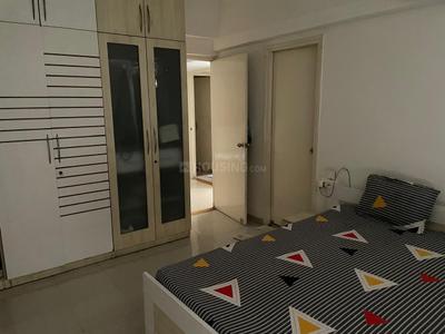 Bedroom Image of 2000 Sq.ft 3 BHK Apartment / Flat for rent in Prahlad Nagar Ahmedabad for Rs. 55000