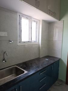 Kitchen Image of 1200 Sq.ft 1 BHK Independent House for rent in HSR Layout Bengaluru for Rs. 26000