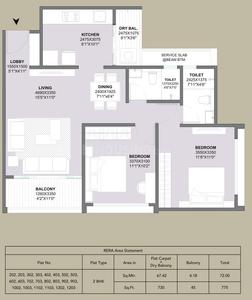 Image of 1290 Sq.ft 3 BHK Apartment / Flat for sale in Sarthak Sahayog, Kothrud, Pune for Rs. 22700000